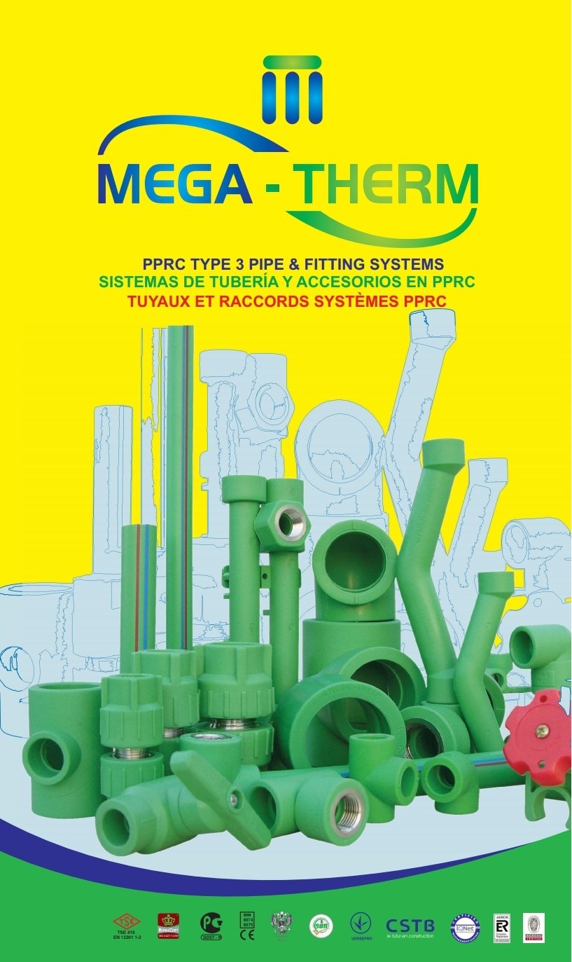 Mega-Therm PPRC Pipe & Fitting Systems