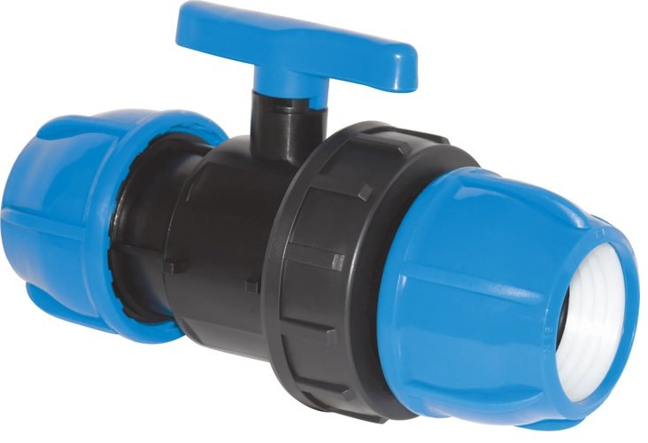 MEGA-THERM PP COMPRESSION COUPLING VALVE