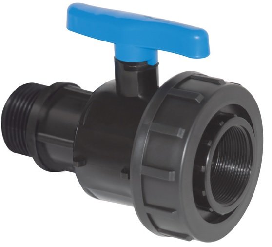 MEGA-THERM PP COMPRESSION COUPLING VALVE M/F