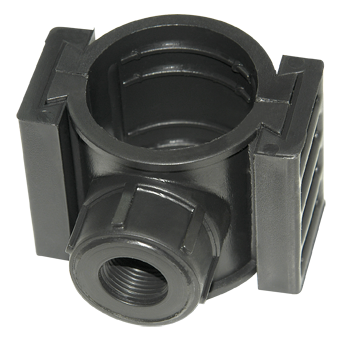MEGA-THERM PP COMPRESSION FITTINGS SADDLE CLAMP SOCKET TYPE