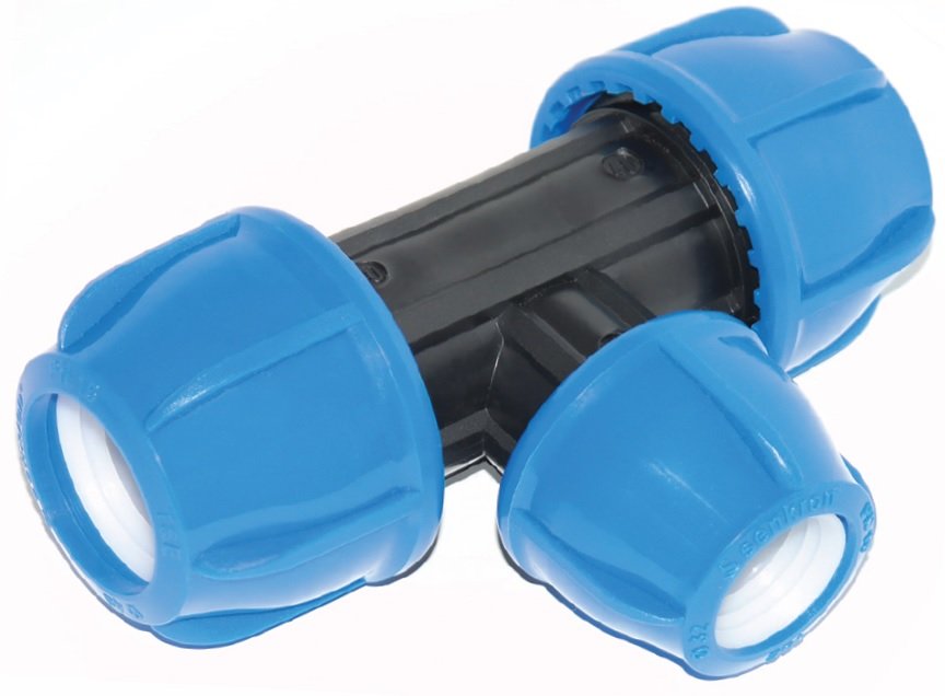 MEGA-THERM PP COMPRESSION COUPLING TEE REDUCTION