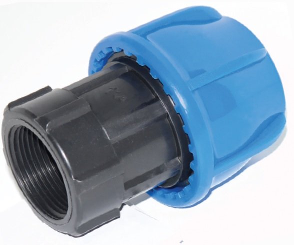 MEGA-THERM PP COMPRESSION COUPLING FEMALE