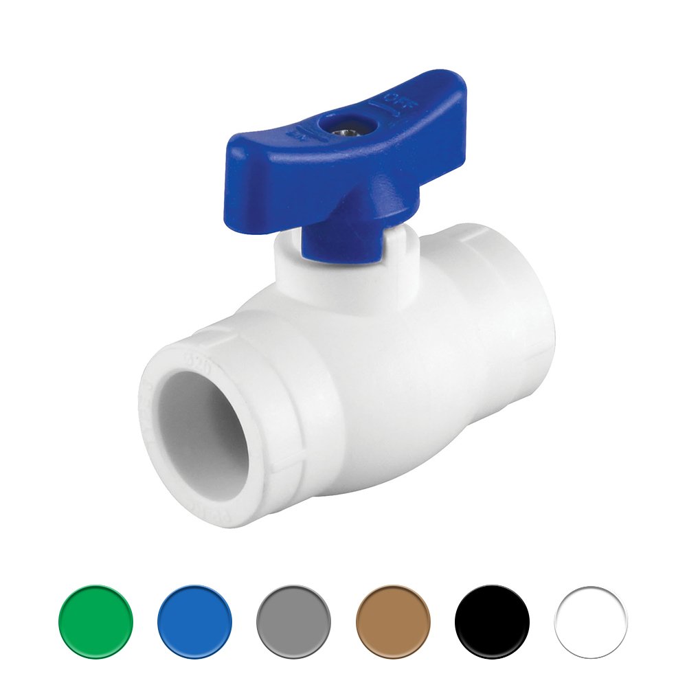 MEGA-THERM SPHERICAL MINI VALVE PLASTIC HANDLE