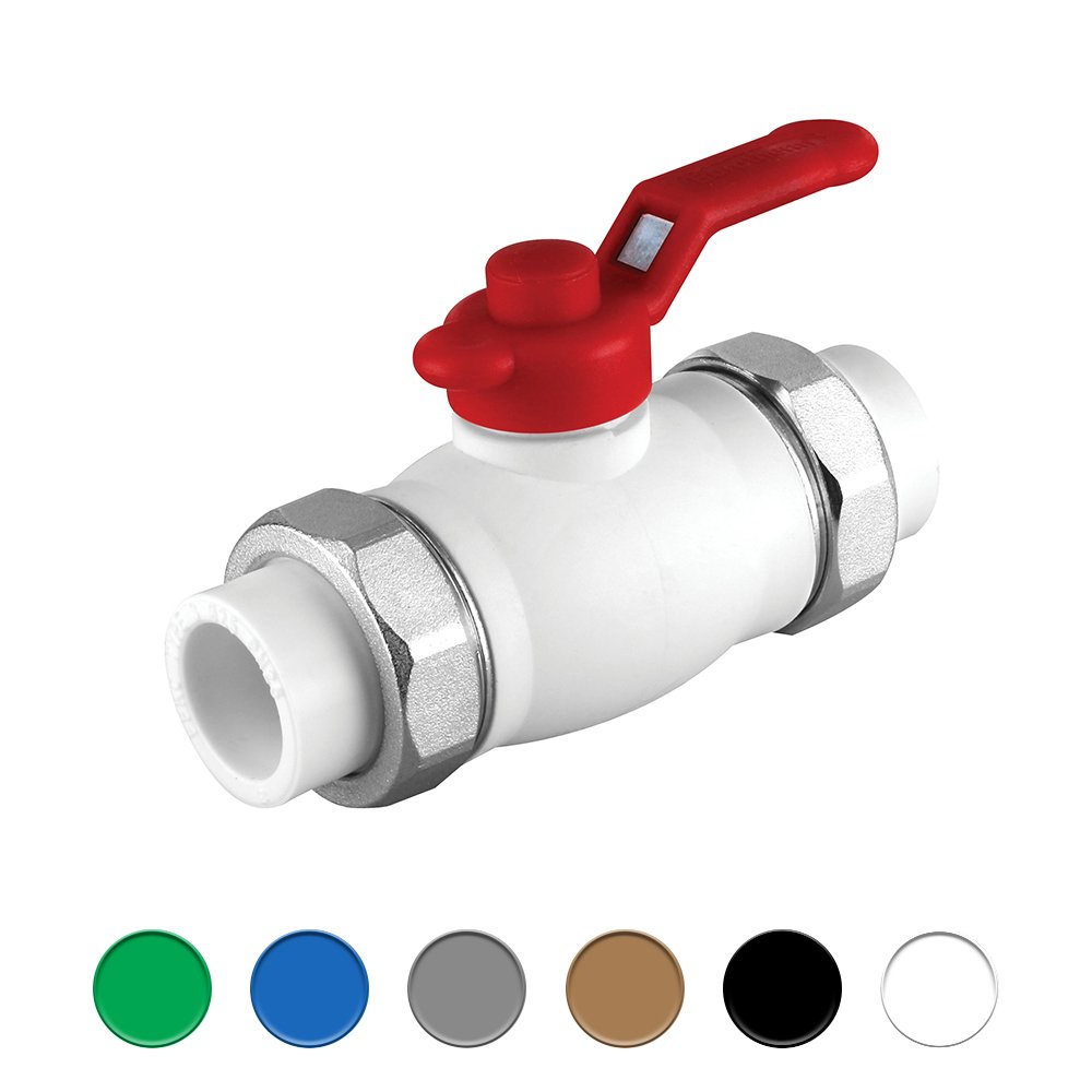 MEGA-THERM SPHERICAL VALVE BOTH SIDE WITH UNION