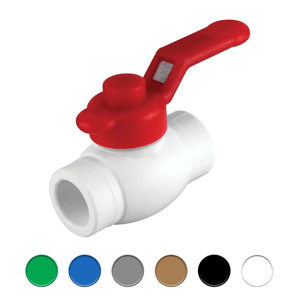 MEGA-THERM SPHERICAL VALVE WITH METAL HANDLE
