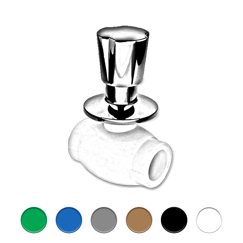 CHROME PLATED BRASS BALL VALVE